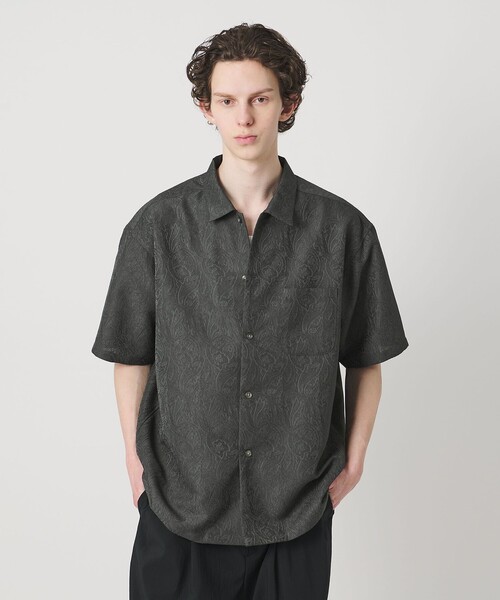 MONKEY TIME（モンキータイム）の「ジャガード ショートスリーブ シャツ（シャツ/ブラウス・メンズ・ライム/ダークグレー・S/XL/L/M）」の21枚目の写真