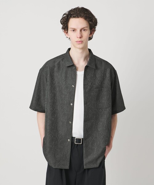 MONKEY TIME（モンキータイム）の「ジャガード ショートスリーブ シャツ（シャツ/ブラウス・メンズ・ライム/ダークグレー・S/XL/L/M）」の22枚目の写真