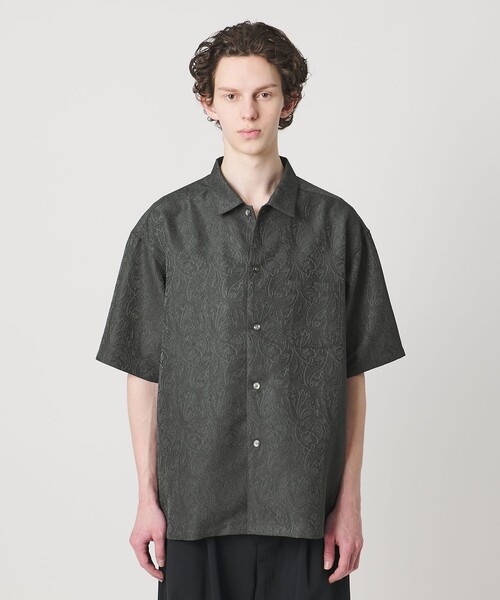 MONKEY TIME（モンキータイム）の「ジャガード ショートスリーブ シャツ（シャツ/ブラウス・メンズ・ライム/ダークグレー・S/XL/L/M）」の4枚目の写真