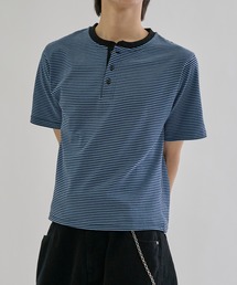 EPNK(�C�[�s�[�G�k�P�[)��Fine - border henly Tee / �t�@�C���{�[�_�[�w�����[�l�b�NT(T�V���c/�J�b�g�\�[)