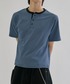 EPNK（イーピーエヌケー）の「Fine - border henly Tee / ファインボーダーヘンリーネックT（Tシャツ/カットソー・LARGE）」