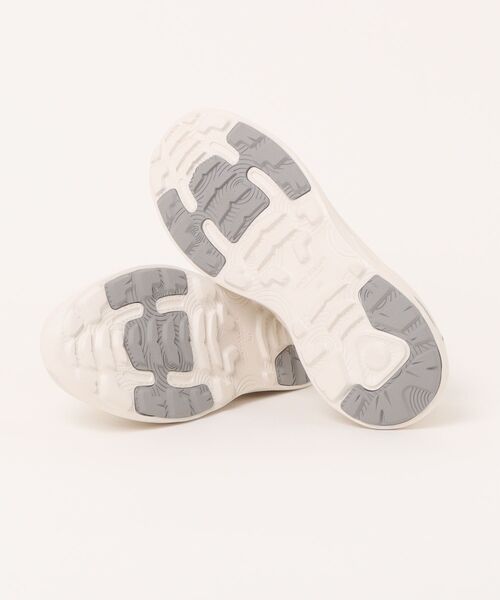 whoop-de-doo(フープディドゥ)の「Whoop-de-doo Comfy Shaborn フープディドゥコンフィシャボン メンズ トライアドクッションソールスニーカー【本革】ゴムシューレース(スニーカー・メンズ・ホワイト/ブラック・25.5cm/26.0cm/26.5cm/27.0cm/25.0cm)」の4枚目の写真