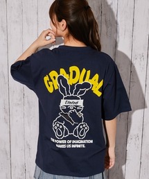 《キャラバックプリント》BIGTシャツ/ストリート/春夏/全3色