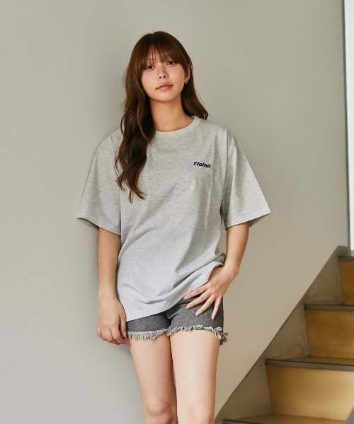 GORGE(ゴージ)の「《キャラバックプリント》BIGTシャツ/ストリート/春夏/全3色(Tシャツ/カットソー・レディース・オフホワイト/ネイビー/オートミール・F)」の18枚目の写真