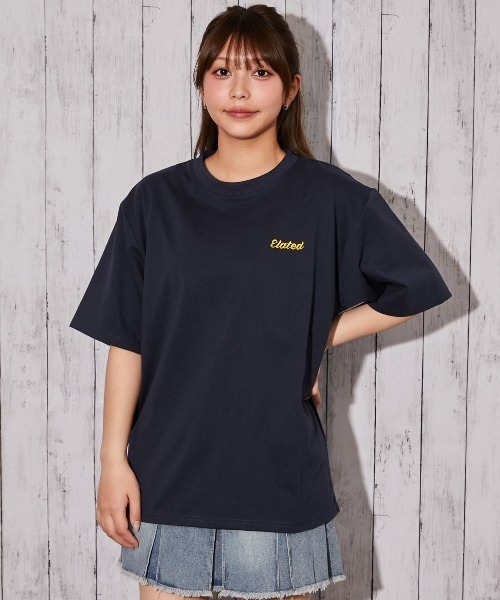 GORGE(ゴージ)の「《キャラバックプリント》BIGTシャツ/ストリート/春夏/全3色(Tシャツ/カットソー・レディース・オフホワイト/ネイビー/オートミール・F)」の22枚目の写真