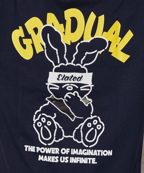 GORGE(ゴージ)の「《キャラバックプリント》BIGTシャツ/ストリート/春夏/全3色(Tシャツ/カットソー・レディース・オフホワイト/ネイビー/オートミール・F)」の16枚目の写真