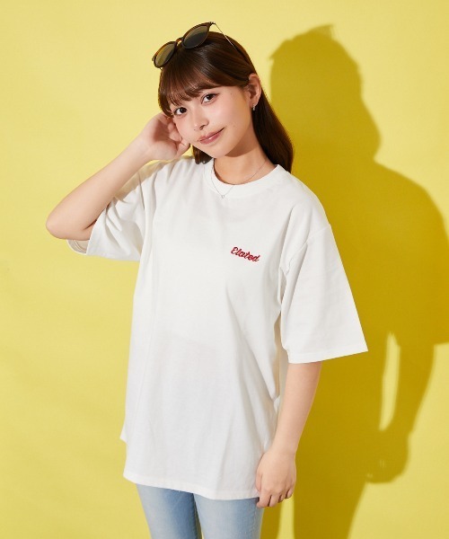 GORGE(ゴージ)の「《キャラバックプリント》BIGTシャツ/ストリート/春夏/全3色(Tシャツ/カットソー・レディース・オフホワイト/ネイビー/オートミール・F)」の8枚目の写真