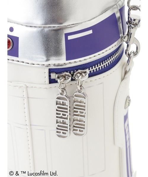 FURFUR(ファーファー)の「【STAR WARS(TM)】R2-D2 モチーフバッグ(ショルダーバッグ・レディース・シルバー・F)」の6枚目の写真