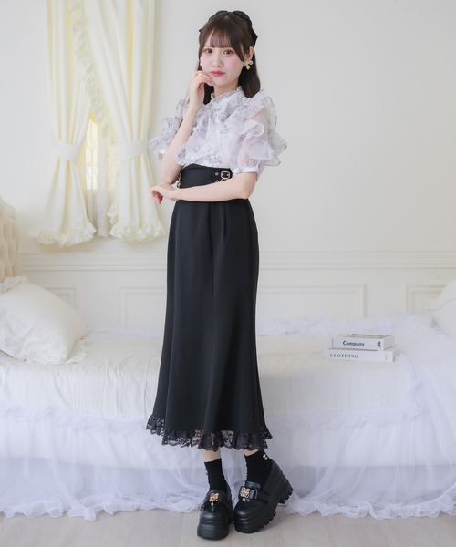 couture BY ROJITA(クチュールバイロジータ)の「花柄ドッキングワンピース(ワンピース・レディース・ブラック/ブルー/ピンク・FREE)」の15枚目の写真