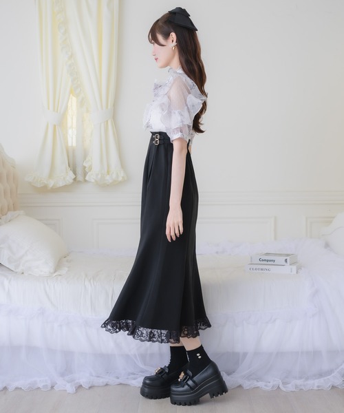 couture BY ROJITA(クチュールバイロジータ)の「花柄ドッキングワンピース(ワンピース・レディース・ブラック/ブルー/ピンク・FREE)」の16枚目の写真