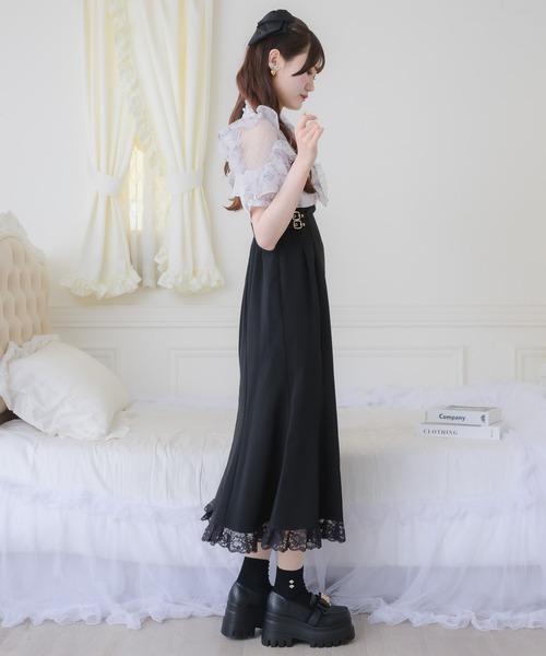 couture BY ROJITA(クチュールバイロジータ)の「花柄ドッキングワンピース(ワンピース・レディース・ブラック/ブルー/ピンク・FREE)」の18枚目の写真