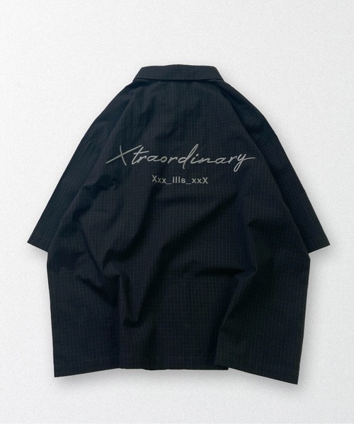 ILL'S(イルズ)の「ASSORTED PATTERN SHIRT / アソート柄 シャツ メンズ レディース ユニセックス(シャツ/ブラウス・メンズ・ネイビー/ブルー/ベージュ/ホワイト/オレンジ・L/M)」の8枚目の写真