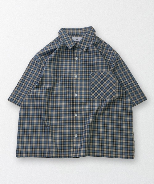 ILL'S(イルズ)の「ASSORTED PATTERN SHIRT / アソート柄 シャツ メンズ レディース ユニセックス(シャツ/ブラウス・メンズ・ネイビー/ブルー/ベージュ/ホワイト/オレンジ・L/M)」の10枚目の写真