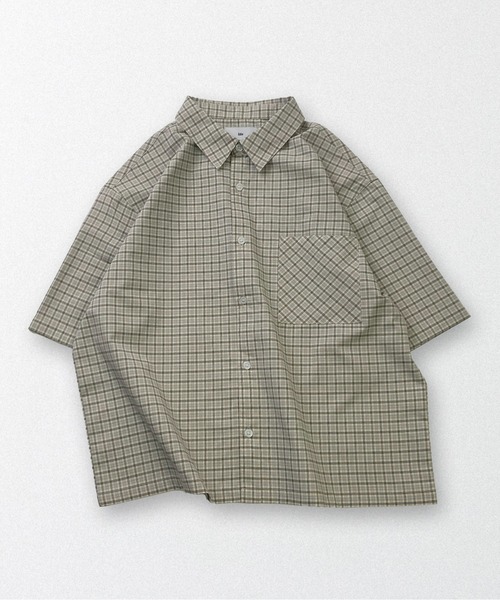 ILL'S(イルズ)の「ASSORTED PATTERN SHIRT / アソート柄 シャツ メンズ レディース ユニセックス(シャツ/ブラウス・メンズ・ネイビー/ブルー/ベージュ/ホワイト/オレンジ・L/M)」の13枚目の写真