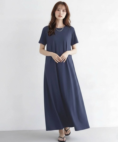 Cinderella(シンデレラ)の「ワンピース ロングワンピース マキシ丈ワンピ Tシャツ ロング 長袖 ロンT 大人カジュアル ヌケ感 ワンピース 無地 シンプル 半袖 ノースリーブ 夏 春 春夏 マキシワンピース ドロップショルダー ビッグT ロングT 秋 クルーネック(ワンピース・レディース・ブルー系その他2/グレー系2/カーキ系2/グリーン系1/ブルー系2/ブラック系2/ピーコックグリーン系2/ネイビー系2/パープル系2/グレー系その他/ブラウン系2/ブラウン系1/ターコイズブルー系2/ターコイズブルー系1/ピーコックグリーン系1/ネイビー系1/パープル系1/グリーン系2/グレー系1/ブラック系1/カーキ系1/グレー系その他2/ブルー系その他/ブルー系1・X-LARGE/LARGE/MEDIUM)」の21枚目の写真