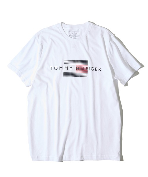 TOMMY HILFIGER(トミーヒルフィガー)の「【TOMMY HILFIGER】GRAPHIC SLEEP TEEシャツ 09T4550(Tシャツ/カットソー・メンズ・ホワイト/ネイビー/ブルー・XXL/XL/L/M/S)」の4枚目の写真