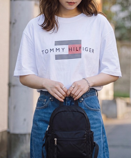 TOMMY HILFIGER(トミーヒルフィガー)の「【TOMMY HILFIGER】GRAPHIC SLEEP TEEシャツ 09T4550(Tシャツ/カットソー・メンズ・ホワイト/ネイビー/ブルー・XXL/XL/L/M/S)」の13枚目の写真