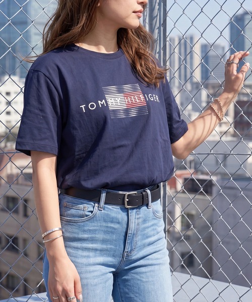 TOMMY HILFIGER(トミーヒルフィガー)の「【TOMMY HILFIGER】GRAPHIC SLEEP TEEシャツ 09T4550(Tシャツ/カットソー・メンズ・ホワイト/ネイビー/ブルー・XXL/XL/L/M/S)」の17枚目の写真