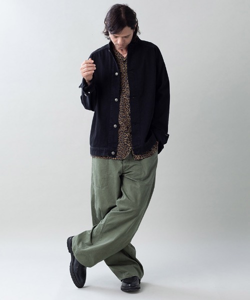 EGO TRIPPING(エゴトリッピング)の「mp15100- USN-MIRITARYHERRINGBONE aged ミリタリーパンツ(626704)(その他パンツ・メンズ・カーキ/ブラック・29/31/33)」の8枚目の写真