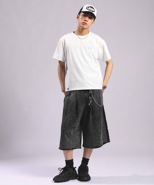 RAGEBLUE（レイジブルー）の「Crown Logo Compact T-Shirt/クラウンロゴコンパクトTシャツ（Tシャツ/カットソー・メンズ・ブラック/グリーン系その他/ホワイト・LARGE/MEDIUM）」の9枚目の写真
