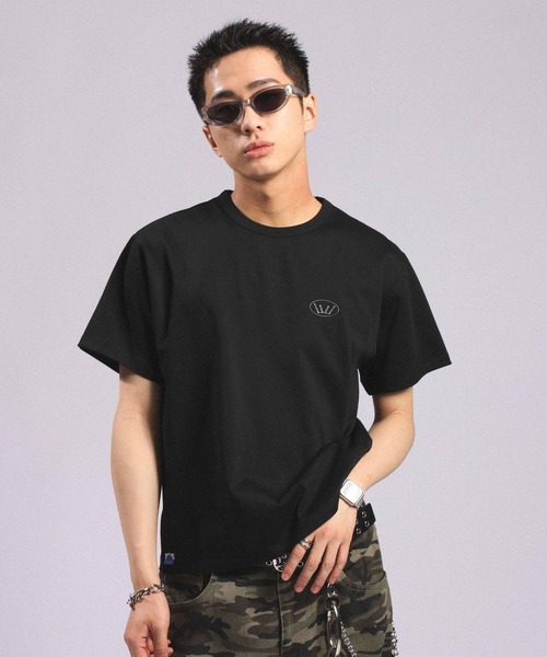 RAGEBLUE（レイジブルー）の「Crown Logo Compact T-Shirt/クラウンロゴコンパクトTシャツ（Tシャツ/カットソー・メンズ・ブラック/グリーン系その他/ホワイト・LARGE/MEDIUM）」の12枚目の写真