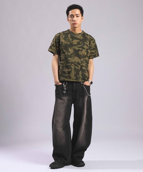 RAGEBLUE（レイジブルー）の「Crown Logo Compact T-Shirt/クラウンロゴコンパクトTシャツ（Tシャツ/カットソー・メンズ・ブラック/グリーン系その他/ホワイト・LARGE/MEDIUM）」の13枚目の写真