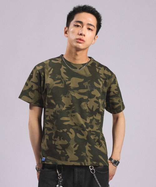 RAGEBLUE（レイジブルー）の「Crown Logo Compact T-Shirt/クラウンロゴコンパクトTシャツ（Tシャツ/カットソー・メンズ・ブラック/グリーン系その他/ホワイト・LARGE/MEDIUM）」の17枚目の写真