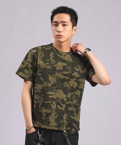 RAGEBLUE（レイジブルー）の「Crown Logo Compact T-Shirt/クラウンロゴコンパクトTシャツ（Tシャツ/カットソー・メンズ・ブラック/グリーン系その他/ホワイト・LARGE/MEDIUM）」の20枚目の写真
