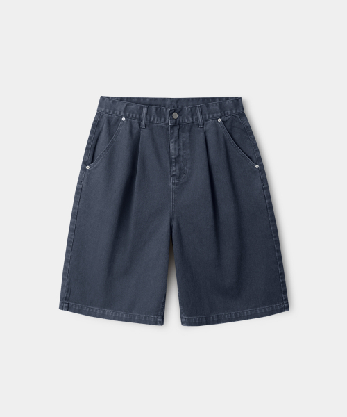 INDUST(インダスト)の「ピグメントウォッシュドワンタックバミューダパンツ_4COLOR(その他パンツ・レディース・アイボリー/チャコールグレー/ネイビー/ブラウン・2(M)/1(S)/3(L))」の7枚目の写真