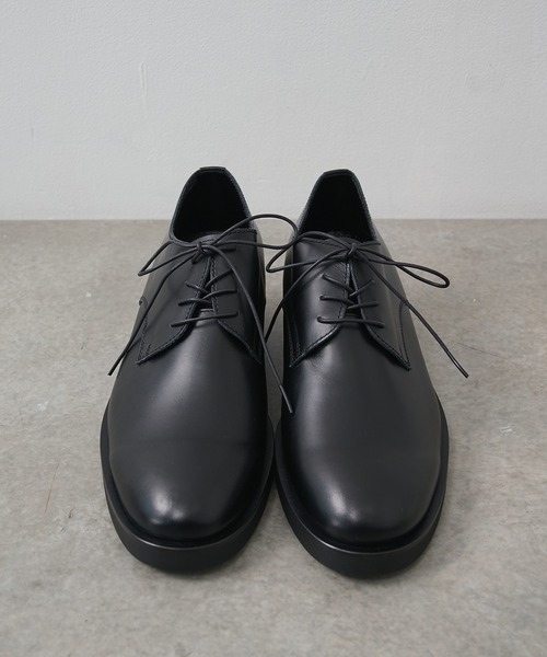 PADRONE(パドローネ)の「【PADRONE/パドローネ】別注 BL DERBY SHOES(ドレスシューズ・メンズ・ブラック・42/41/40)」の2枚目の写真