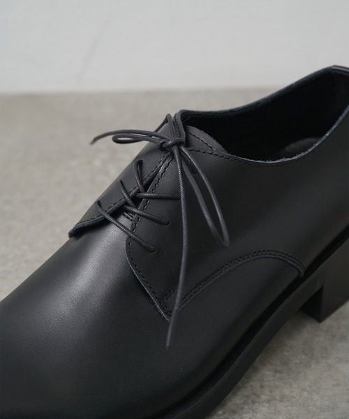 PADRONE(パドローネ)の「【PADRONE/パドローネ】別注 BL DERBY SHOES(ドレスシューズ・メンズ・ブラック・42/41/40)」の5枚目の写真