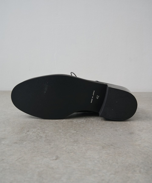 PADRONE(パドローネ)の「【PADRONE/パドローネ】別注 BL DERBY SHOES(ドレスシューズ・メンズ・ブラック・42/41/40)」の9枚目の写真