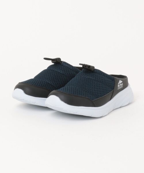 Piedi Nudi(ピエディヌーディ)の「<SHOP select> 軽量 メッシュスリッポン サボ(スリッポン・レディース・ネイビー/ブラック/ラベンダー・M/L/S)」の2枚目の写真