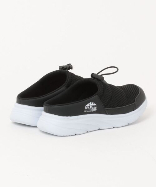 Piedi Nudi(ピエディヌーディ)の「<SHOP select> 軽量 メッシュスリッポン サボ(スリッポン・レディース・ネイビー/ブラック/ラベンダー・M/L/S)」の4枚目の写真