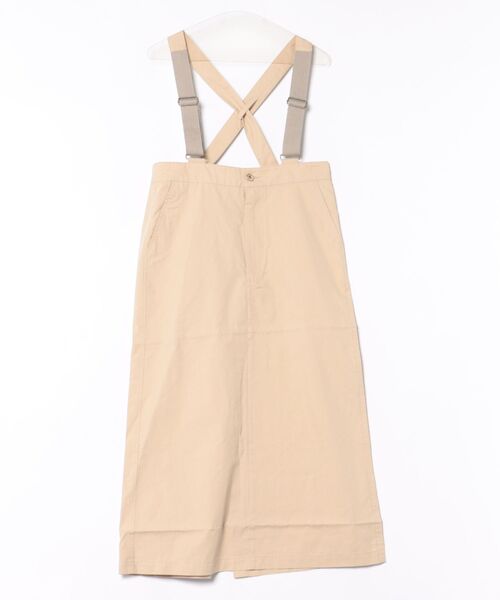 UNIVERSAL OVERALL(ユニバーサルオーバーオール)の「【72】【it】【UNIVERSAL OVERALL】SUS JUMPER SKIRT(ジャンパースカート・レディース・ブラック/オリーブ/ベージュ・SMALL/LARGE)」の2枚目の写真