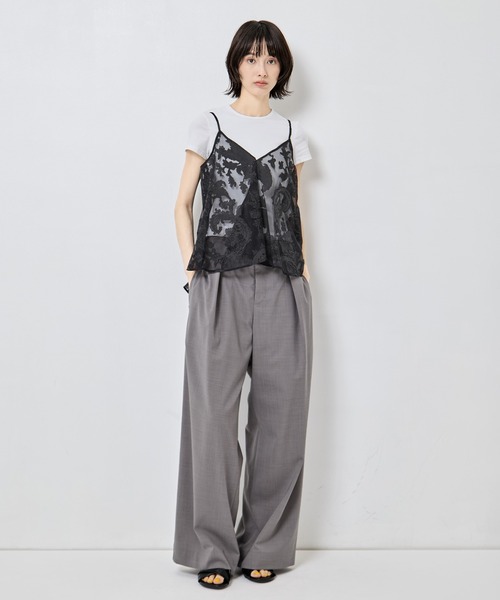 TAAKK（ターク）の「【TAAKK/ターク】Camisole/キャミソール/ウォッシャブル（キャミソール・レディース・ブラック/ホワイト・1）」の11枚目の写真