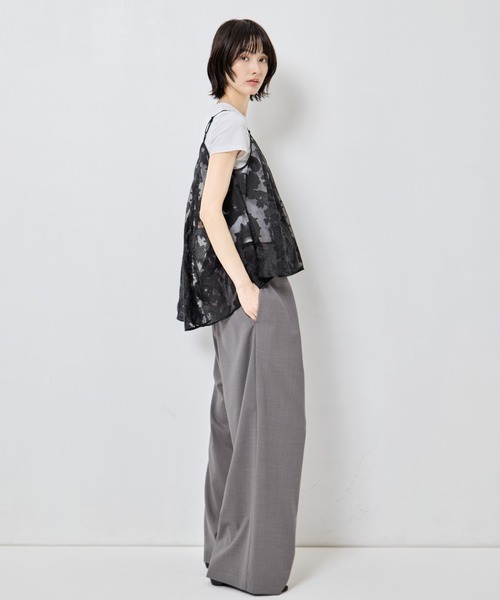 TAAKK（ターク）の「【TAAKK/ターク】Camisole/キャミソール/ウォッシャブル（キャミソール・レディース・ブラック/ホワイト・1）」の12枚目の写真