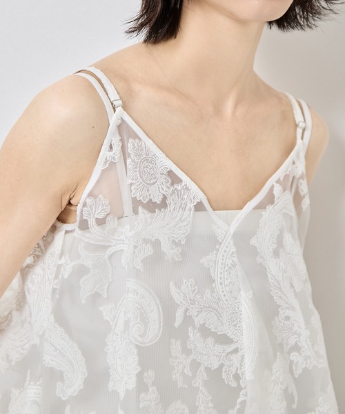 TAAKK（ターク）の「【TAAKK/ターク】Camisole/キャミソール/ウォッシャブル（キャミソール・レディース・ブラック/ホワイト・1）」の8枚目の写真