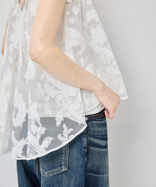 TAAKK（ターク）の「【TAAKK/ターク】Camisole/キャミソール/ウォッシャブル（キャミソール・レディース・ブラック/ホワイト・1）」の9枚目の写真