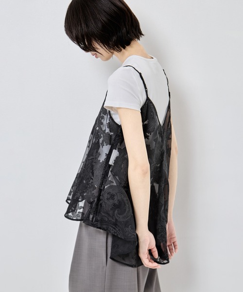 TAAKK（ターク）の「【TAAKK/ターク】Camisole/キャミソール/ウォッシャブル（キャミソール・レディース・ブラック/ホワイト・1）」の14枚目の写真