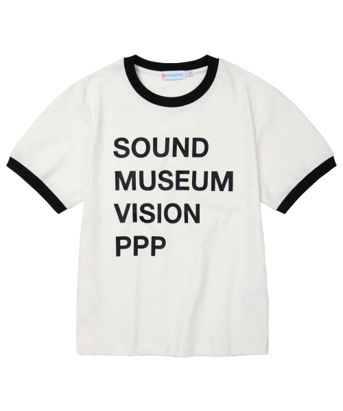 PIEDPIPER(パイド・パイパー)の「サウンドタイポリンガーTシャツホワイト(Tシャツ/カットソー・レディース・その他・1/2)」の7枚目の写真