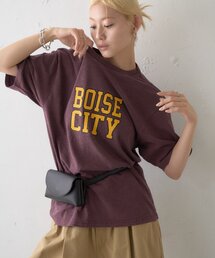 CIAOPANIC TYPY | 【UNISEX】ピグメント加工スラブカレッジロゴTEE(Tシャツ/カットソー)