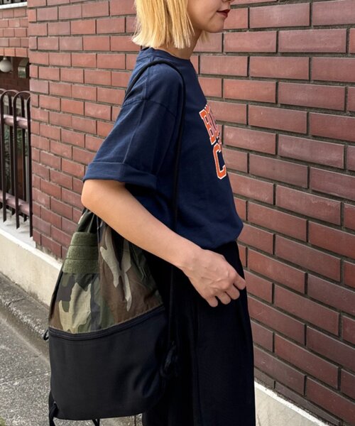 CIAOPANIC TYPY(チャオパニックティピー)の「【UNISEX】ピグメント加工スラブカレッジロゴTEE(Tシャツ/カットソー・レディース・ホワイト/グリーン/レッド/ブラウン/ネイビー・LARGE/MEDIUM)」の14枚目の写真