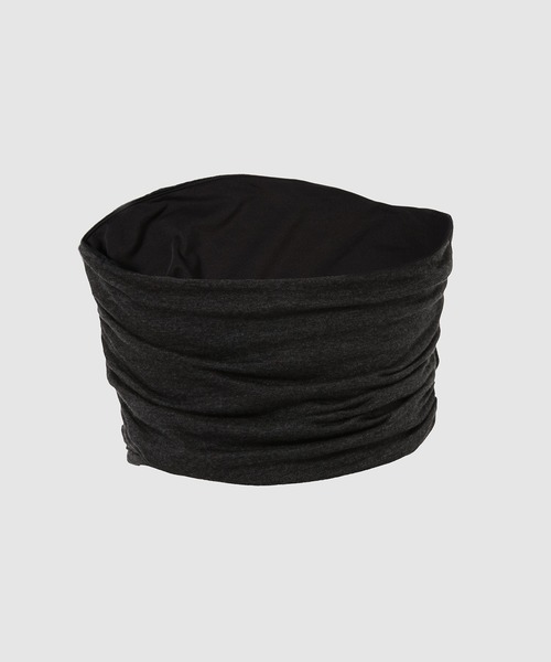 GANNI（ガニー）の「Modal Jersey Draped Bandeau Top（チューブトップ・レディース・チャコールグレー・36/38）」の5枚目の写真