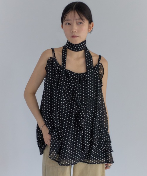 leimn(レイムン)の「ドットチュニック(チュニック・レディース・ブラック/ホワイト・FREE)」の10枚目の写真
