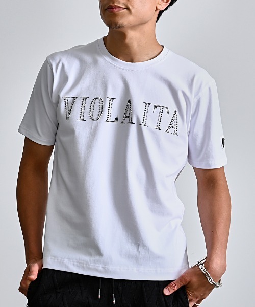 VIOLA(ヴィオラ)の「『VIOLA rumore/ヴィオラ ルモーレ』PRINT ZIP UP(Tシャツ/カットソー・メンズ・ブラック/ボルドー/ホワイト・L/XL/M)」の1枚目の写真