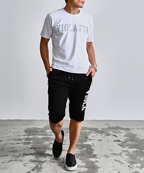VIOLA(ヴィオラ)の「『VIOLA rumore/ヴィオラ ルモーレ』PRINT ZIP UP(Tシャツ/カットソー・メンズ・ブラック/ボルドー/ホワイト・L/XL/M)」の6枚目の写真