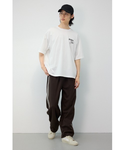 RODEO CROWNS WIDE BOWL(ロデオクラウンズワイドボウル)の「メンズ MASTER PROTECT ロゴTシャツ(Tシャツ/カットソー・メンズ・ライトカーキ/オフホワイト/杢グレー/ブラック・LARGE/MEDIUM)」の13枚目の写真
