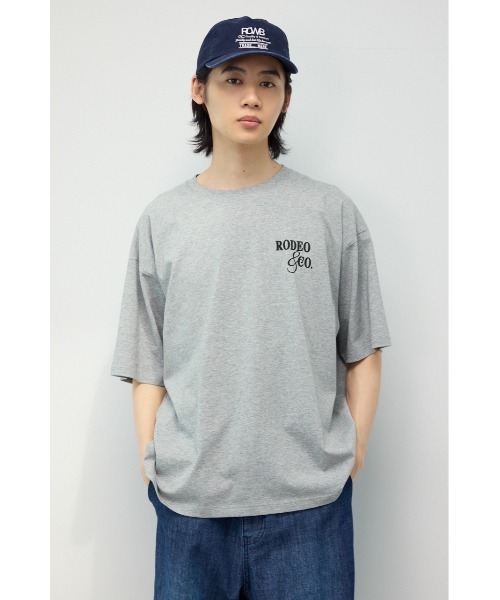RODEO CROWNS WIDE BOWL(ロデオクラウンズワイドボウル)の「メンズ MASTER PROTECT ロゴTシャツ(Tシャツ/カットソー・メンズ・ライトカーキ/オフホワイト/杢グレー/ブラック・LARGE/MEDIUM)」の16枚目の写真
