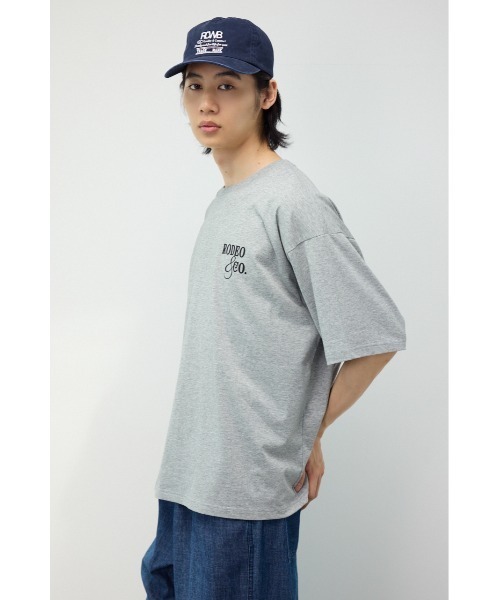 RODEO CROWNS WIDE BOWL(ロデオクラウンズワイドボウル)の「メンズ MASTER PROTECT ロゴTシャツ(Tシャツ/カットソー・メンズ・ライトカーキ/オフホワイト/杢グレー/ブラック・LARGE/MEDIUM)」の17枚目の写真